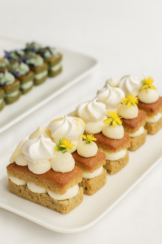 Chia Yuzu en lemoncurd taartje